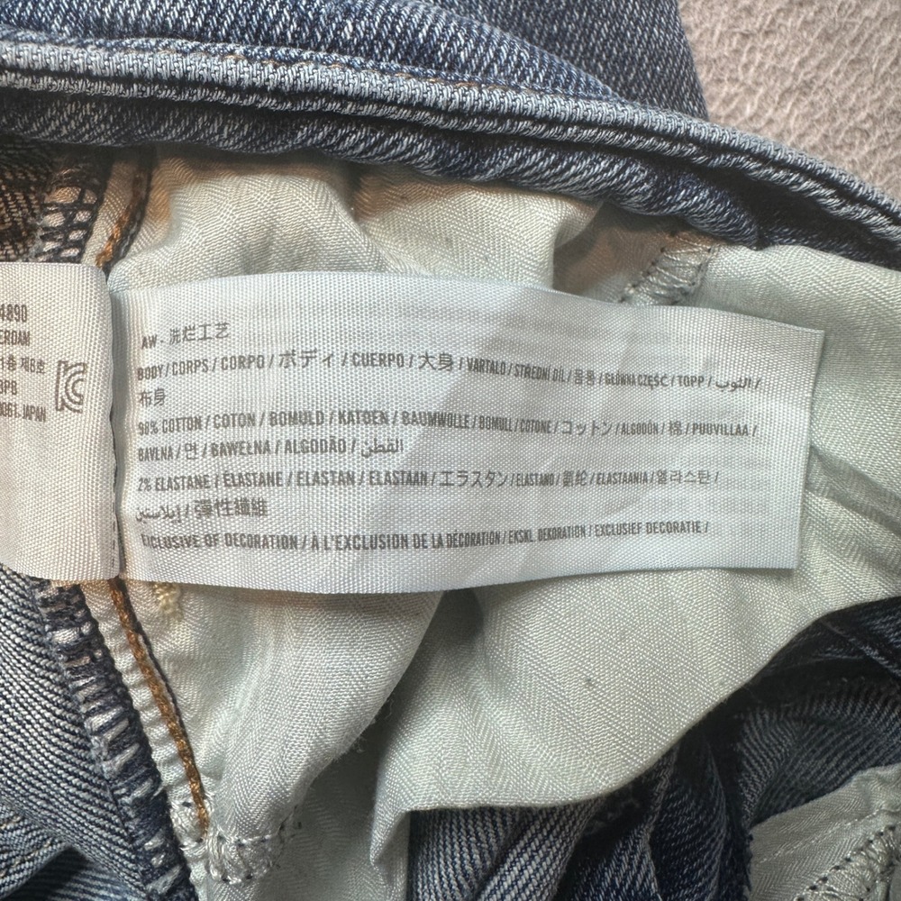 Hollister Jeans Womens 000R Blue Low Rise Flare Vintage Stretch Denim W23R - Picture 4 of 9